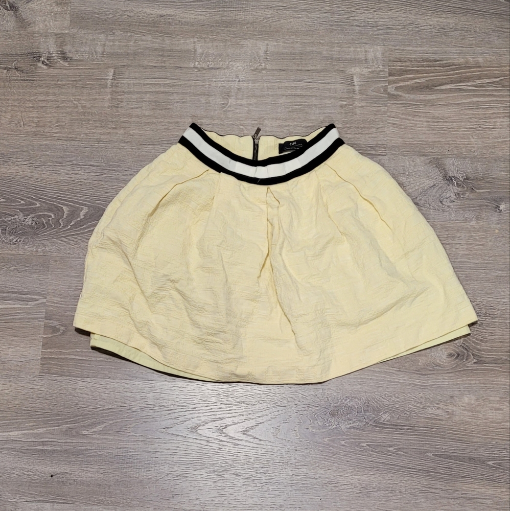 CUE Australia Yellow Tennis Skirt
